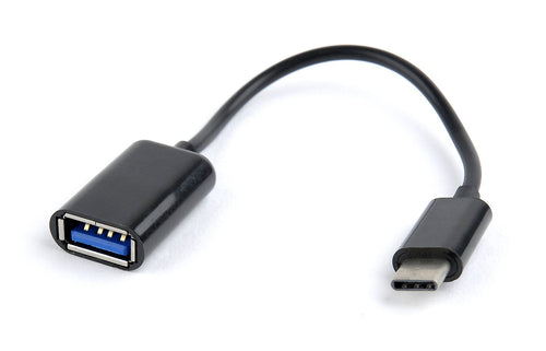 Gembird Cable Otg USB 2.0A USB Type-c H/M 0.20M Black AB-OTG-CMAF2-01 — image 1