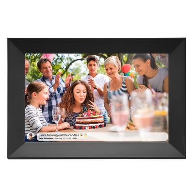 Denver PFF-1063BLACK Frame Fotográfico Digital Black 25,6CM (10.1) Screen Touchscreen Wi-Fi — image 1