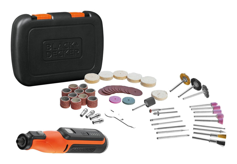 Black + Decker Multi-herramienta Rotativa 7,2V BCRT8IK-XJ