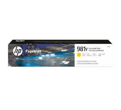 HP Genuine Ink Nº 981 Yellow Pagewide Enterprise Colour 556 Series, Pagewide Enterprise Colour Mfp 586 Series — image 1