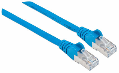 Intellinet 740722 Network Cable 1M CAT.7 S/FTP (s-STP) Blue — image 1