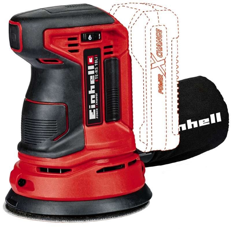 Einhell Lijadora Excéntrica Wireless Te-rs 18 Li-solo Red/Black Without Battery Ni Charger 4462010