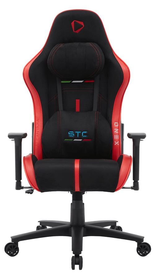 Chair Gaming Onex Stc Alcantara L Series - Black Red — image 1
