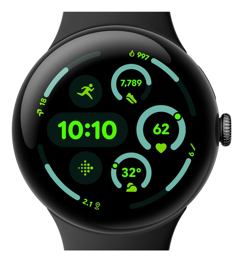 Google Pixel Watch 3 (45MM) Wi-Fi Obsidian