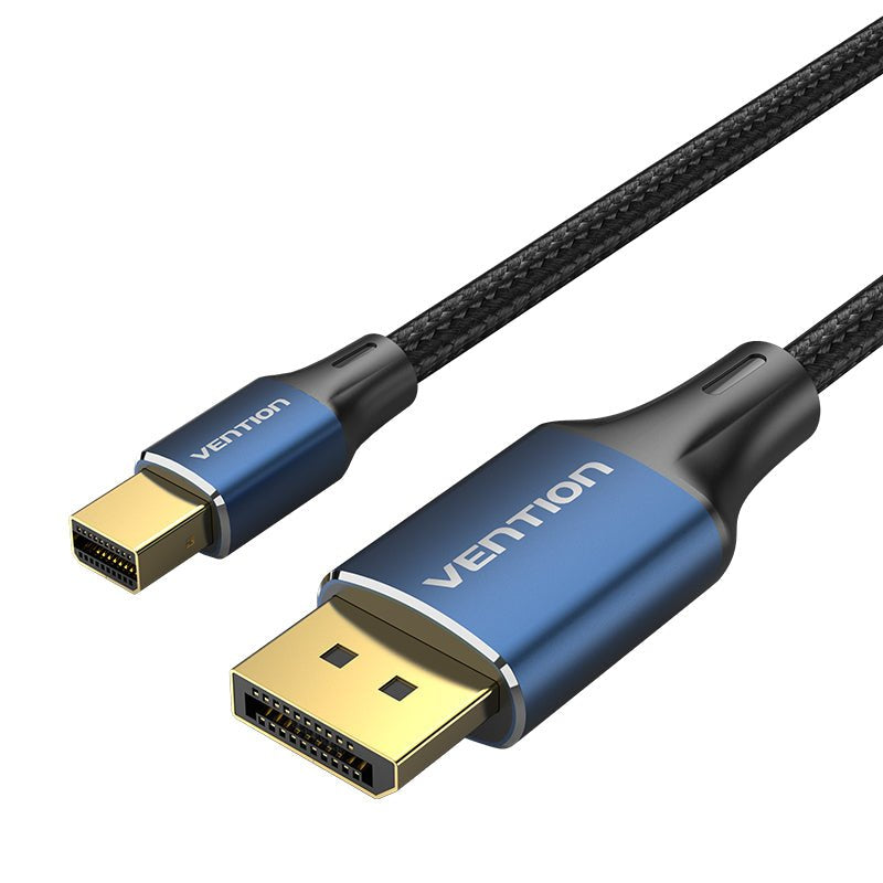 Vention Cable Converter DisplayPort 1.4 8K Hcflg DisplayPort Male Mini DisplayPort Male 2M Black And Blue