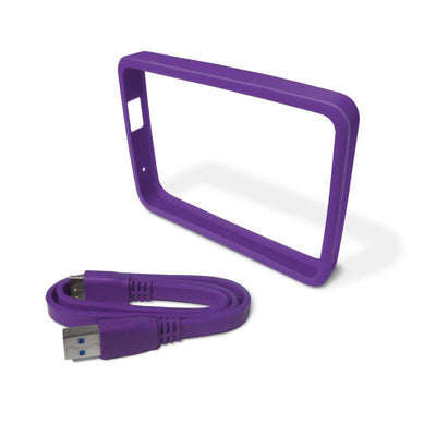 Western Digital Wd Protector Grid Picasso Passport 1TB Purple Wd Grip Pack 1TB Slate, USB 3.0, 3.0 (3.1 Gen 1) — image 1