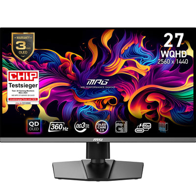 MSI Monitor 27(68.6CM)TFT Mpg 271QRXDE Qd-oled 9S6-3CD79A-006 Retail — image 1