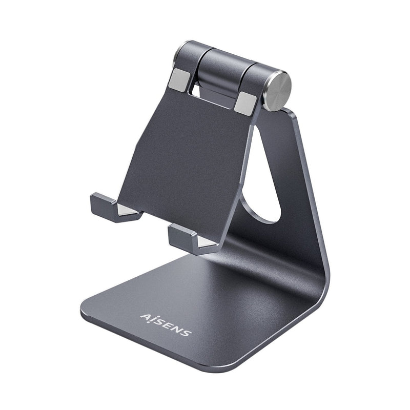 Aisens Stand Desktop Size M Adjustable (1 Pivot Mobile Phone / Tablet - Grey