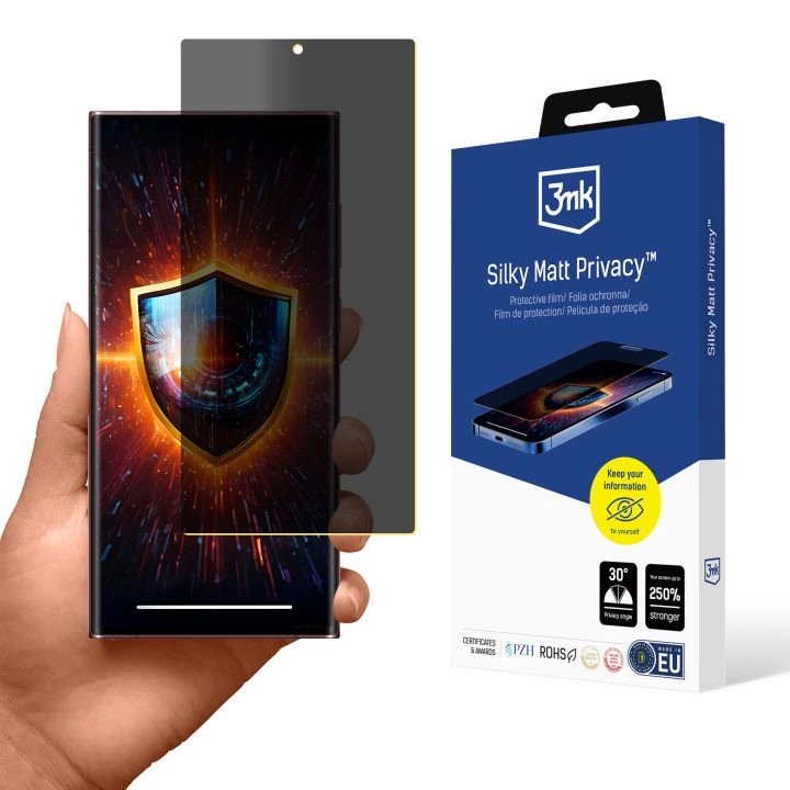 3MK Silky Matt Privacy Screen Protector For Samsung Galaxy S23 Ultra