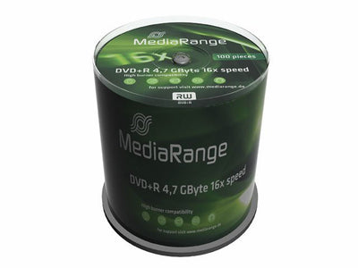 Mediarange MR443 Dvd White 4,7GB Dvd + R 100 Pieces — image 1