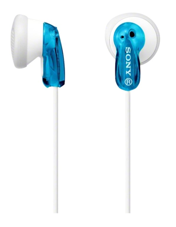 Sony Headphones Button Azules MDRE9LPL.AE