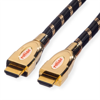 Roline Cable 11.04.5690 HDMI 1M HDMI Type a Standard Black Oro — image 1