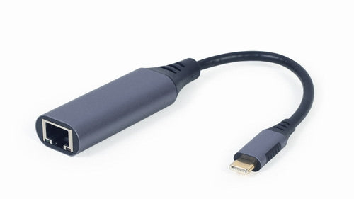 Gembird Adapter USB Type-c - RJ45 Gigabit Network Space Grey A-USB3C-LAN-01 — image 1