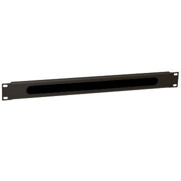 Wp Guía Cable With Brush 1U Black Ral 9005