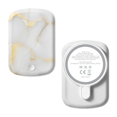 Laut Power Charge White Marble Powerbank Comp.with Magsafe — image 1