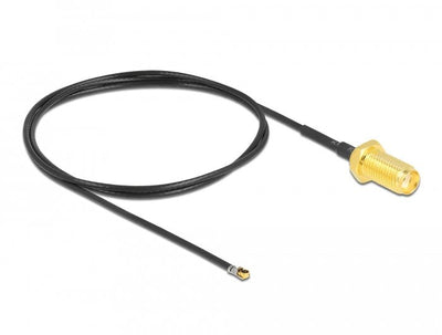Delock Cable Antenna Sma Female Am Einbau a Mhf® 4L Lk Male 1.37 50CM — image 1