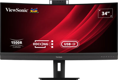Viewsonic Monitor 34 VG3457CV LED3440 X 1440 Pixels Ultrawide Quad HD Black — image 1