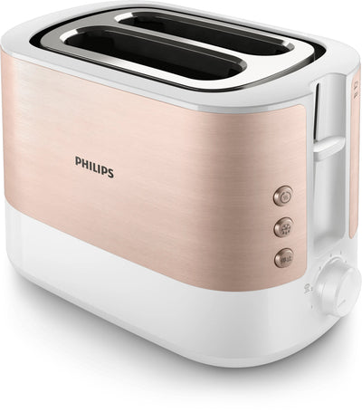 Philips Toaster Viva Collection HD2638/11 7 2 Rebanada(s) 950W Oro Pink White — image 1