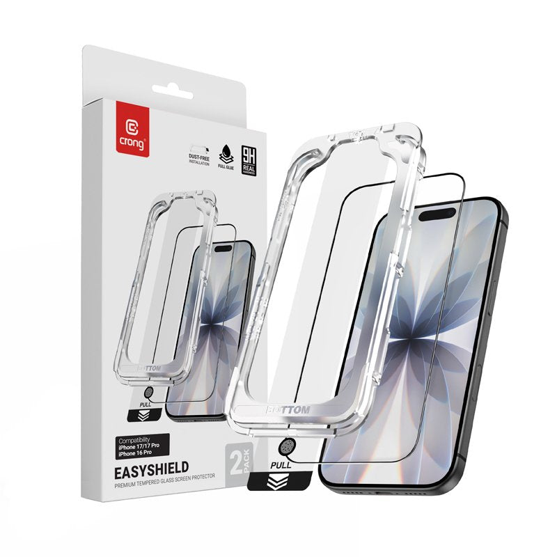 Easyshield 2-PACK - Glass Templapara Iphone 17 / Iphone 17 Pro / Iphone 16 Pro (2 Units