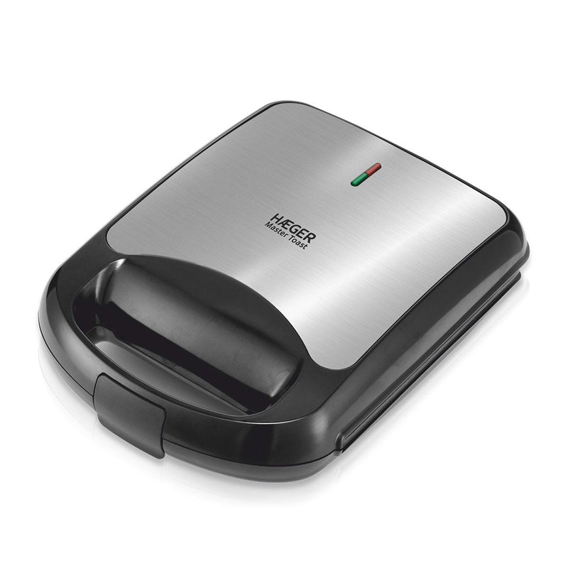 Haeger SM-15G.009A Sandwichera 1500W Black Steel
