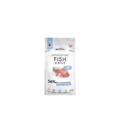 Baltica Nutraceutic Hypoallergenic Fish & Rice Light Xs / S 3KG — image 1