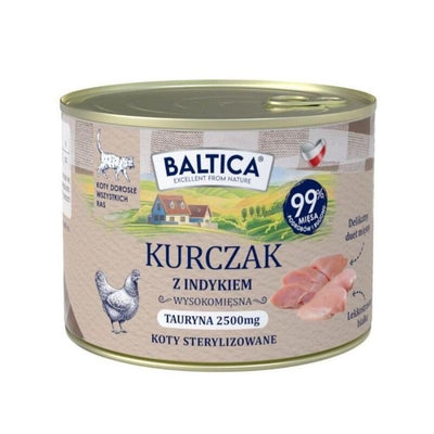 Baltica Smaki Regionów Chicken With Turkey - Comida Húmeda Gatos - 185G — image 1