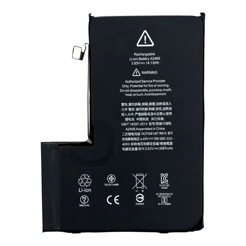 Battery Iphone 12 Pro Max. Spare Part Internal Li-ion With Flex