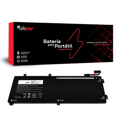 Battery Laptop Dell Xps 15 9550 9560 9570 7590 H5H20 — image 1