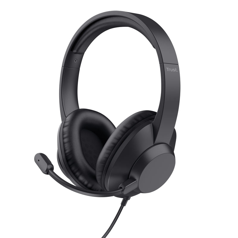 Trust Headphones Ayda Max. With Microphone Jack 3.5 Black