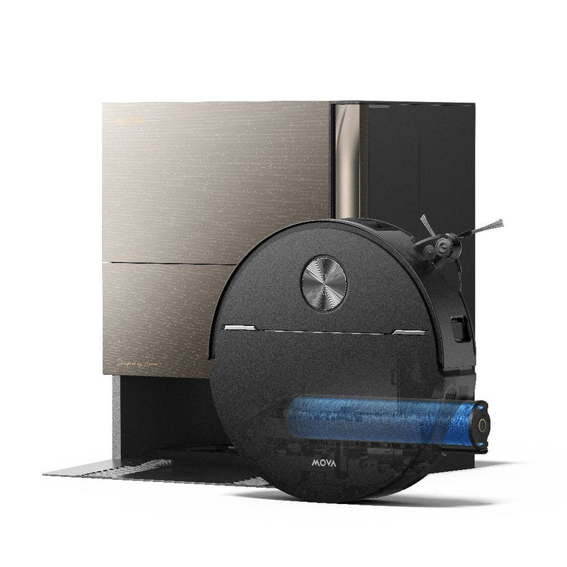 Mova Z70 Ultra Roller Complete Black Robot Vacuum Cleaner And Friegasuelos With Estación Cleaning
