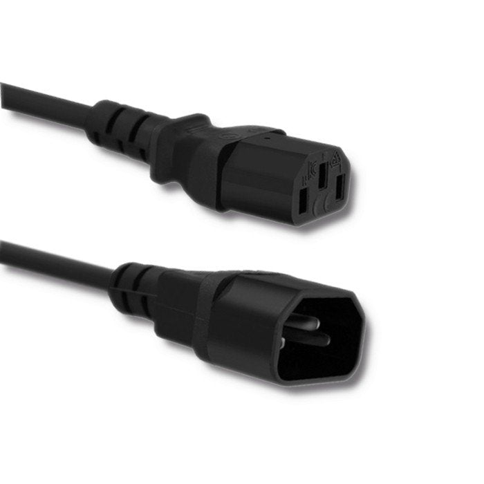 Qoltec 53896 AC Cable Power UPS C13 C14 1.8M