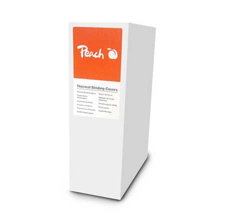 Peach Folders Encuadernación Thermal Covers A4 4MM White