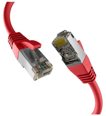 Efb CAT.8.1 Red 10M RJ45 Network Cable S FTP Pimf