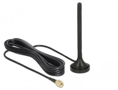 Delock Antenna LTE Sma St. 2DBI Starr Omni. Cable RG-174 3M Outdoor — image 1
