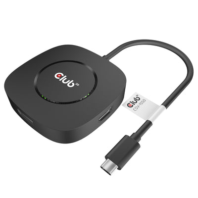 CLUB3D USB Type C 3.2 GEN1 Multistream Transport Mst Hub 1-3 DP 1.4 DP3XDP — image 1