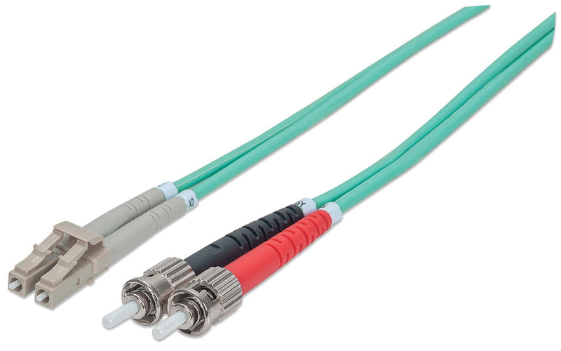 Intellinet 751001 Cable Fibre Optic 2M OM3 St Lc Aqua