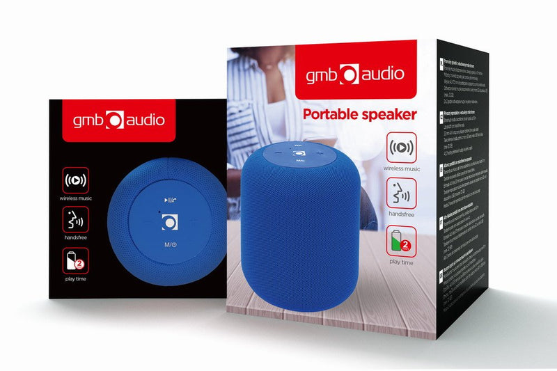 Gembird Speaker 5W Bluetooth With Micro Blue
