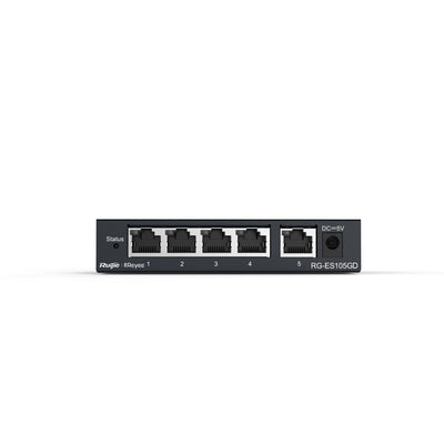 Switch Reyee 5-PORT Gigabit Unmanaged 5 Gigabit RJ45 Ports, Steel Case — image 1