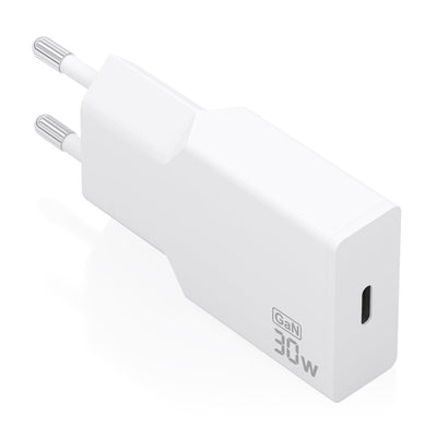 Aisens Charger Ultra Slim GaN 30W, 1x USB-C PD 3.0, White — image 1