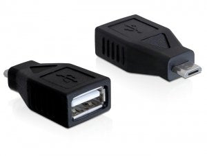 Delock Adapter USB Micro B Male/ USB a Female — image 1