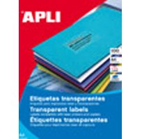 Apli Labels Translucidas Resistentes Intemperie 70.0 X 37.0MM 100 Hojas — image 1