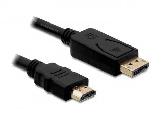 Delock Cable DisplayPort HDMI M/M 2M