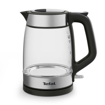 Tefal Tetera Eléctrica Glass Kettle KI6058301,7 L 2200W Black Silver Transparent — image 1