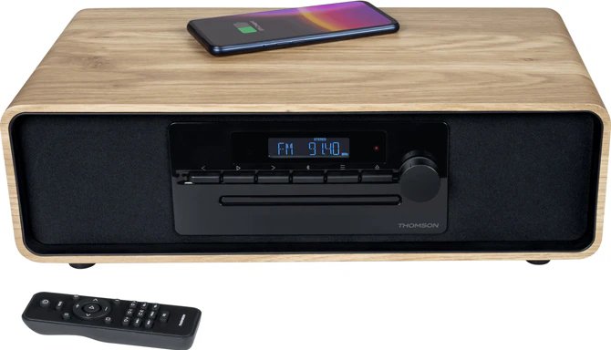Thomson Micro Sound System Bt Radio Fm/Cd/MP3/USB 50W Black MIC300IBT