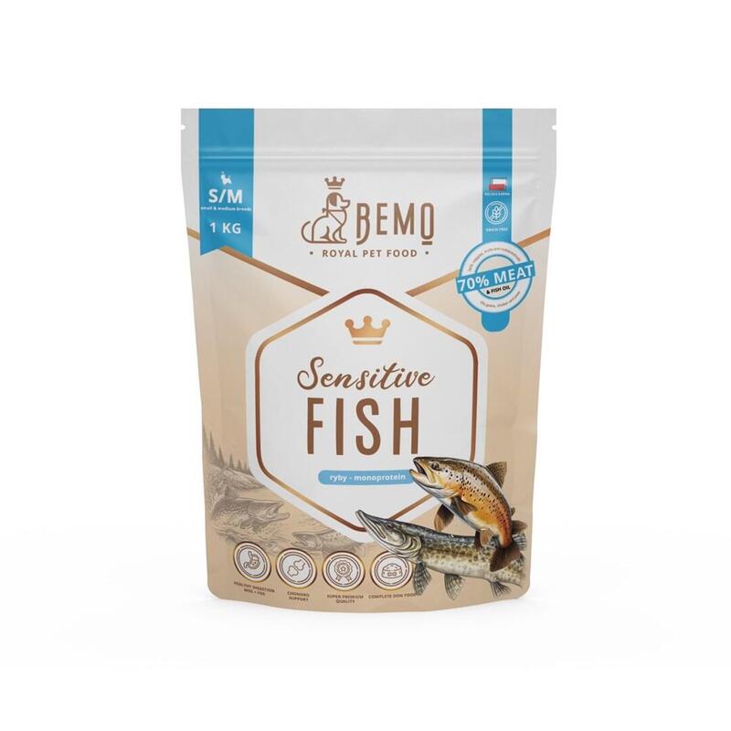 Bemo Comida Mascotas Sucha Sensitive Fish - Ryba Small/Medium 1KG
