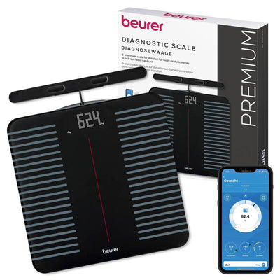 Beurer Diagnosewaage Bf 990 With Handteil Black Wi-Fi / Bluetooth) 10379 — image 1