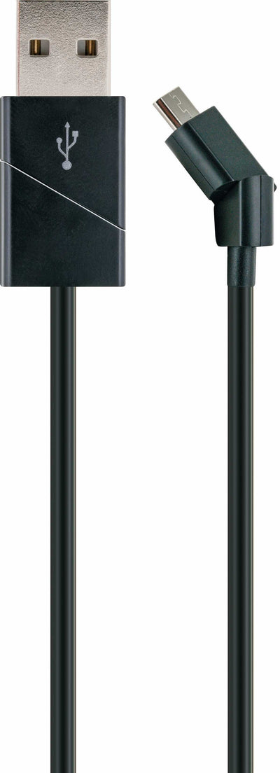 Schwaiger USB Cable 2.0 - USB 2.0 Micro B St., 1.2M, Black — image 1