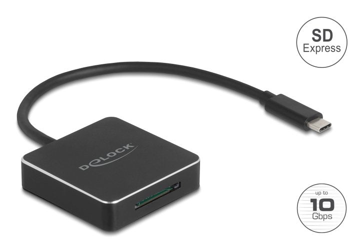 Delock USB Type-c™ Card Reader SD Express (sd 7.1) Speicherkarten