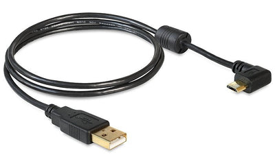 Delock 83147 USB Cable 2.0 USB a Micro-usb B 1M Black — image 1