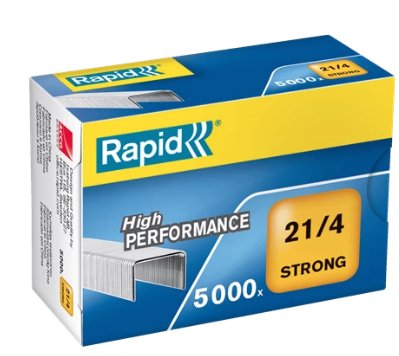 Rapid Box Of 5000 Staples 21/4 - Alambre Reforzado Galvanizado - Patilla 4MM — image 1